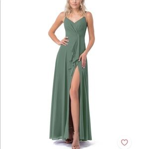 AZAZIE Akita Eucalyptus Bridesmaid Dress